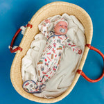 Newborn Knotted Gown - A Christmas Story