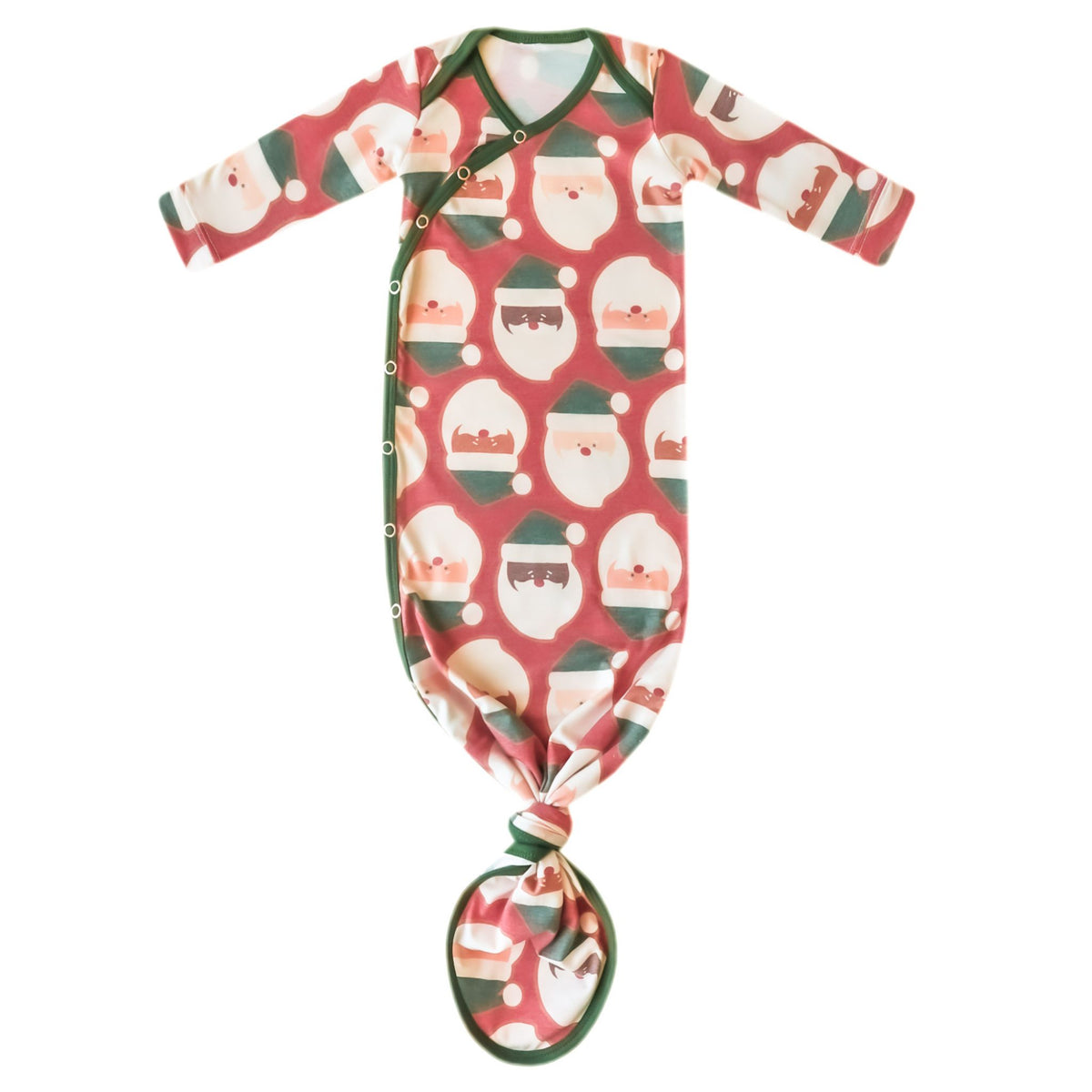 Newborn Knotted Gown - Claus