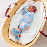 Newborn Knotted Gown - Clementine