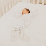 Newborn Knotted Gown - Coastal