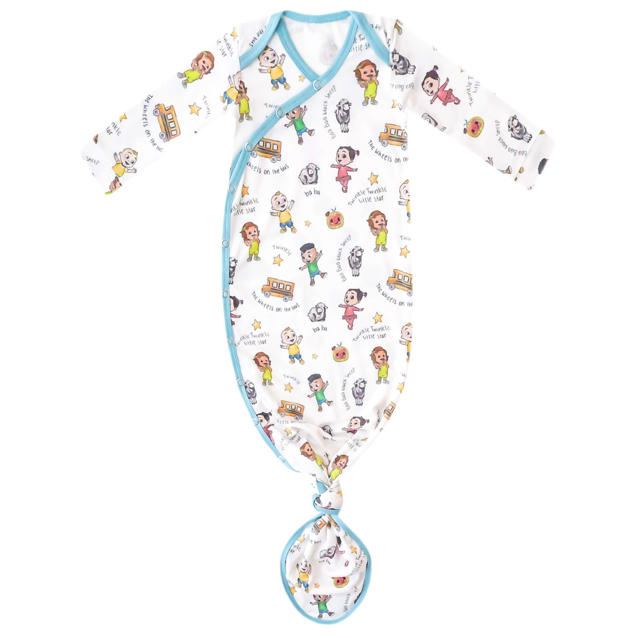 Newborn Knotted Gown Cocomelon Friends