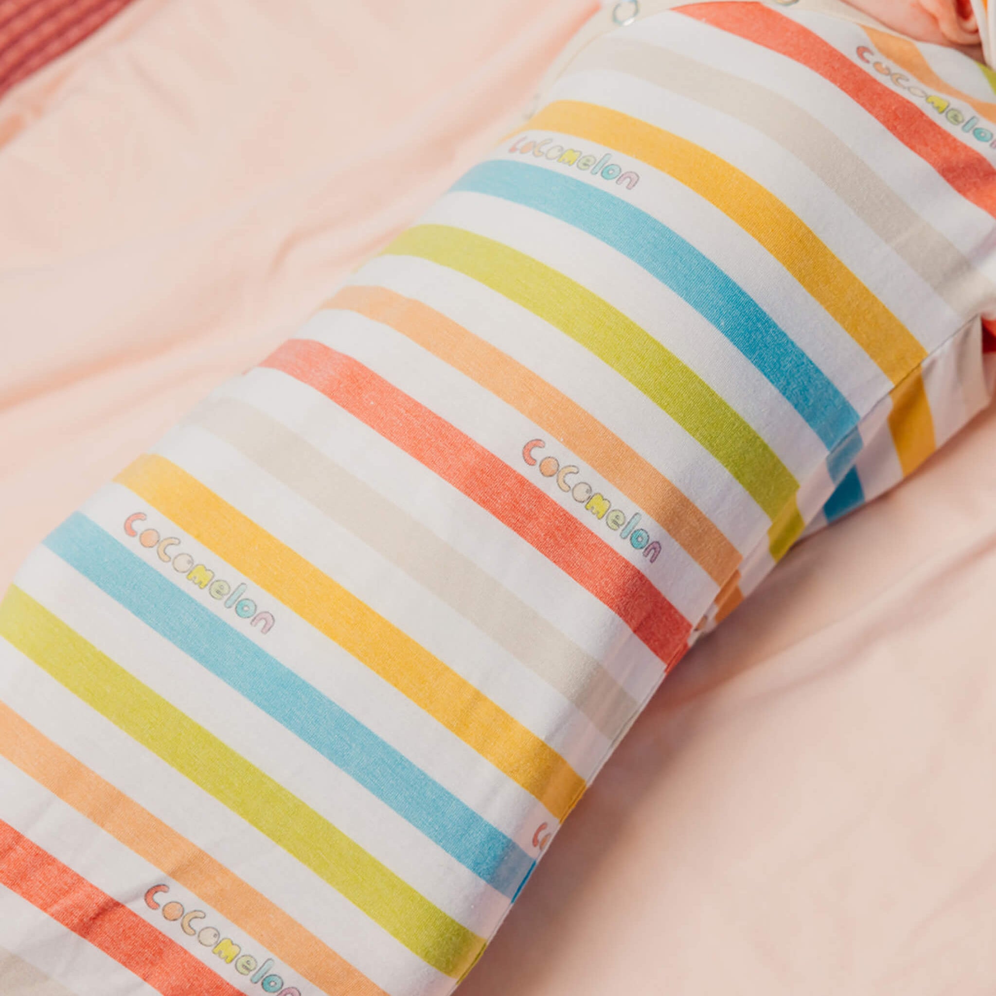 Newborn Knotted Gown - CoComelon Stripe