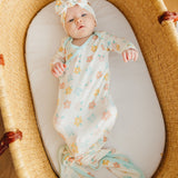 Newborn Knotted Gown - Daisy