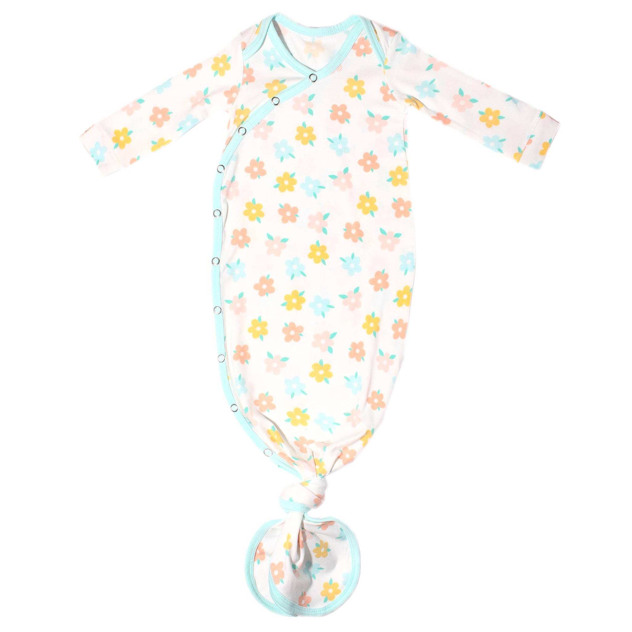 Newborn Knotted Gown - Daisy
