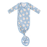 Newborn Knotted Gown - Della