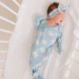 Newborn Knotted Gown - Della