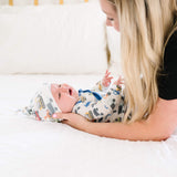 Newborn Knotted Gown - Diesel