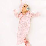 Newborn Knotted Gown - Dottie