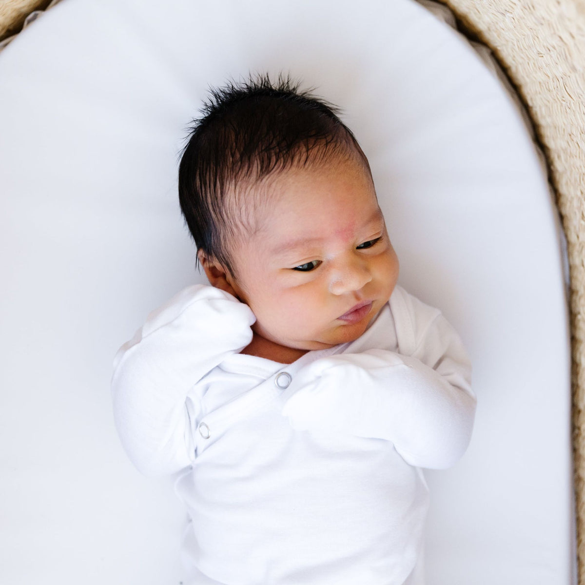 Newborn Knotted Gown - Dove