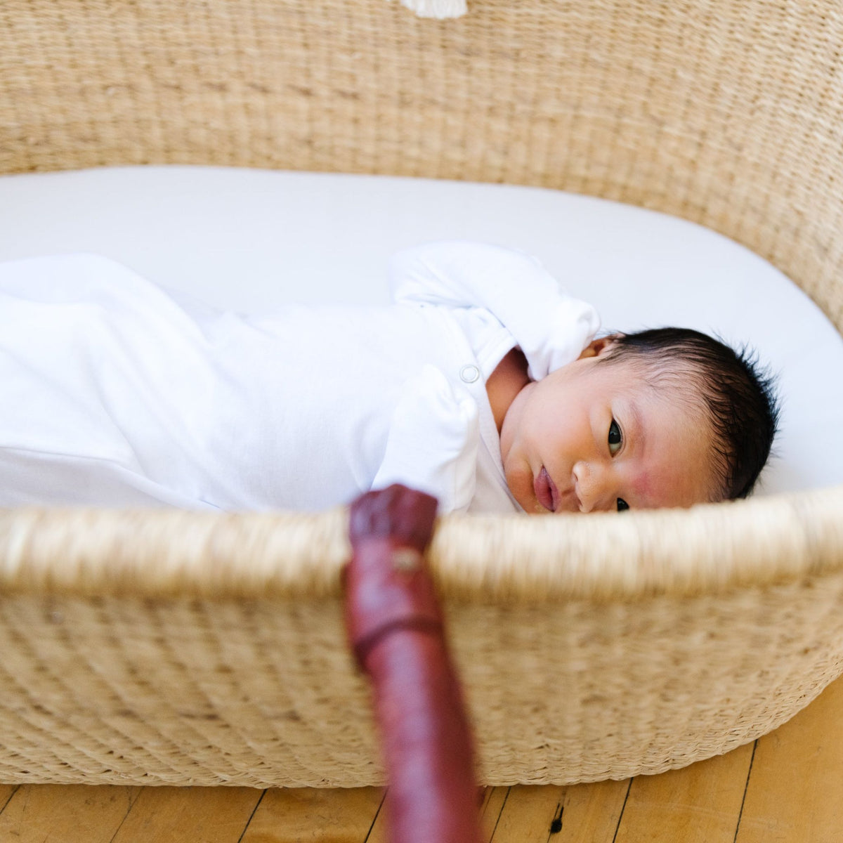 Newborn Knotted Gown - Dove