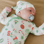 Newborn Knotted Gown - Elf