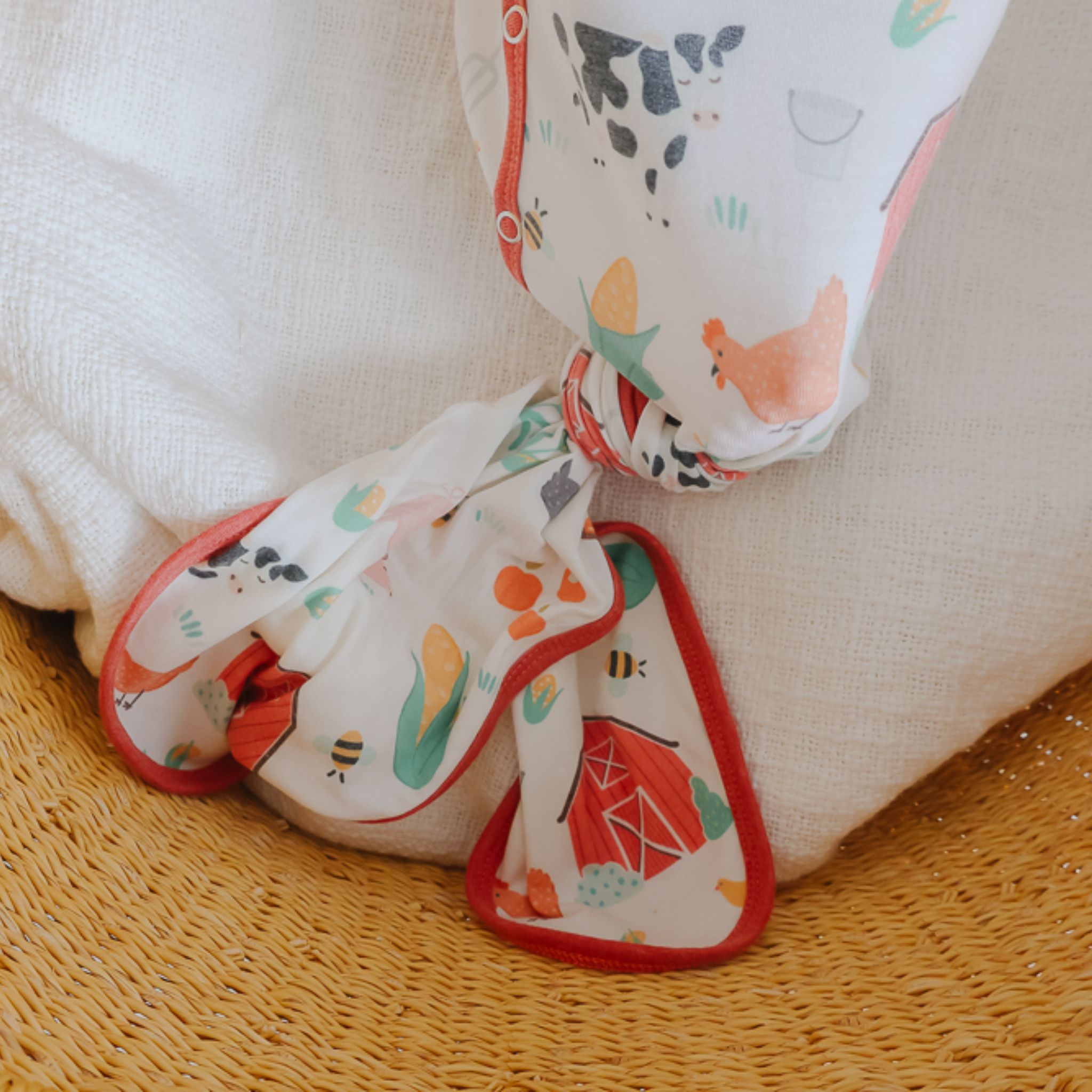 Newborn Knotted Gown - Farmstead