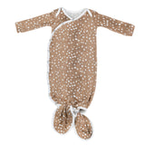 Newborn Knotted Gown - Fawn