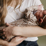 Newborn Knotted Gown - Fawn