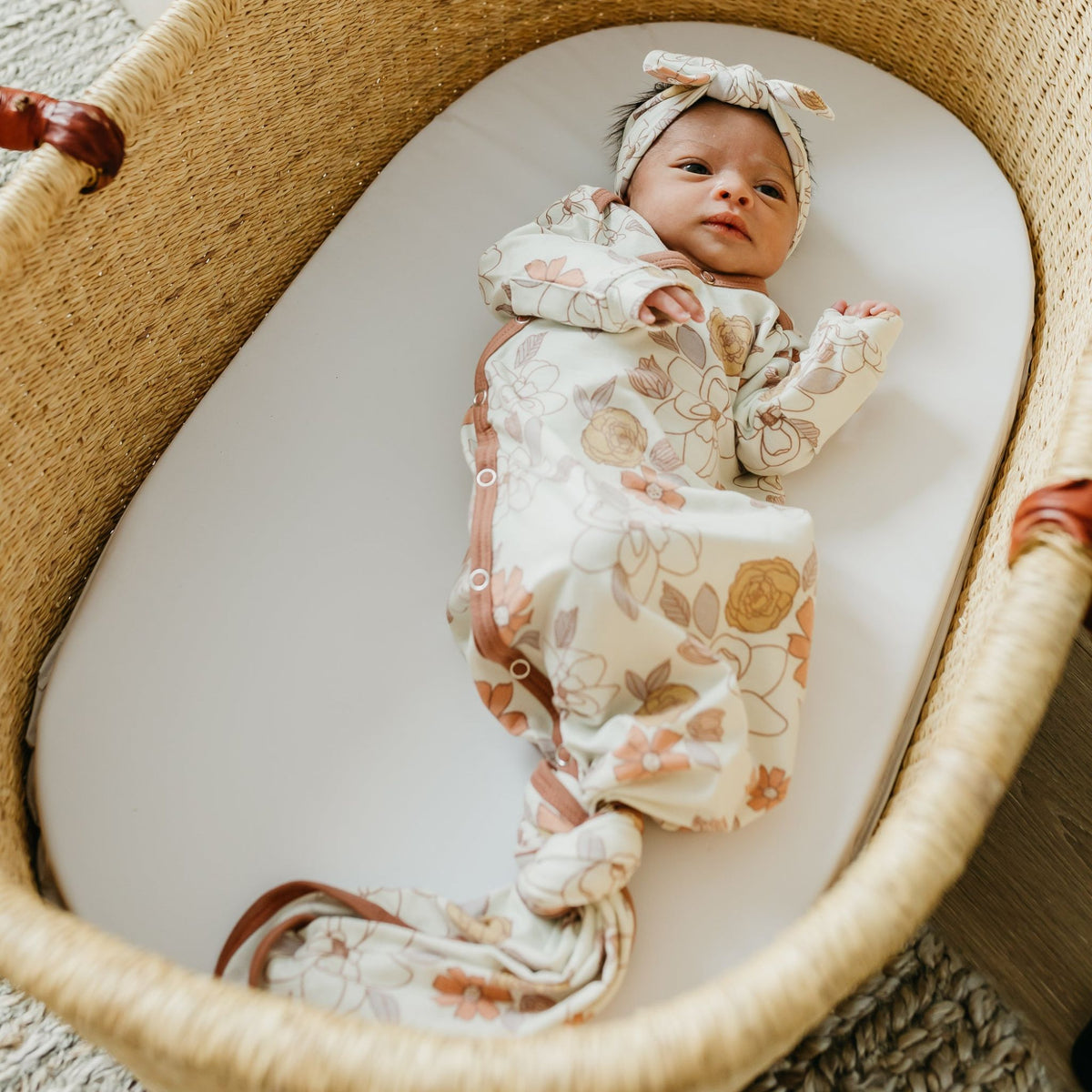 Newborn Knotted Gown - Ferra