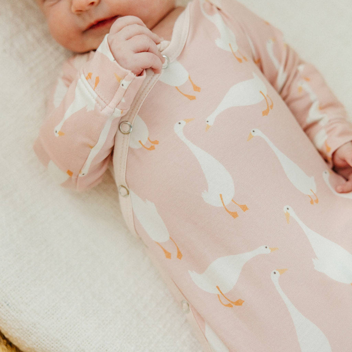 Newborn Knotted Gown - Goosie