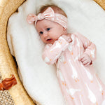 Newborn Knotted Gown - Goosie