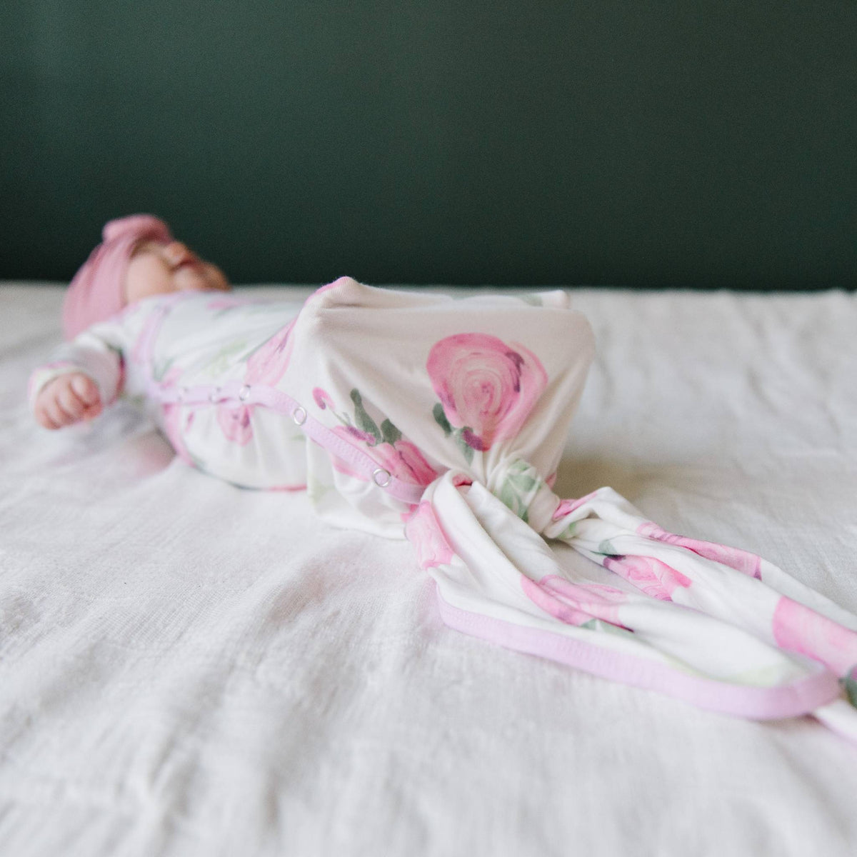 Newborn Knotted Gown - Grace