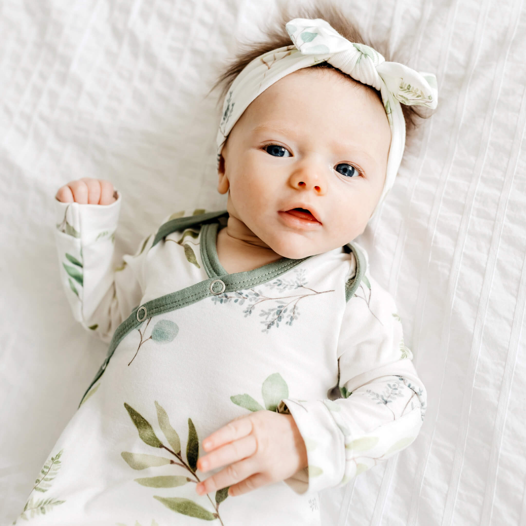 Newborn Knotted Gown - Haven