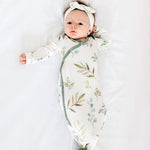 Newborn Knotted Gown - Haven