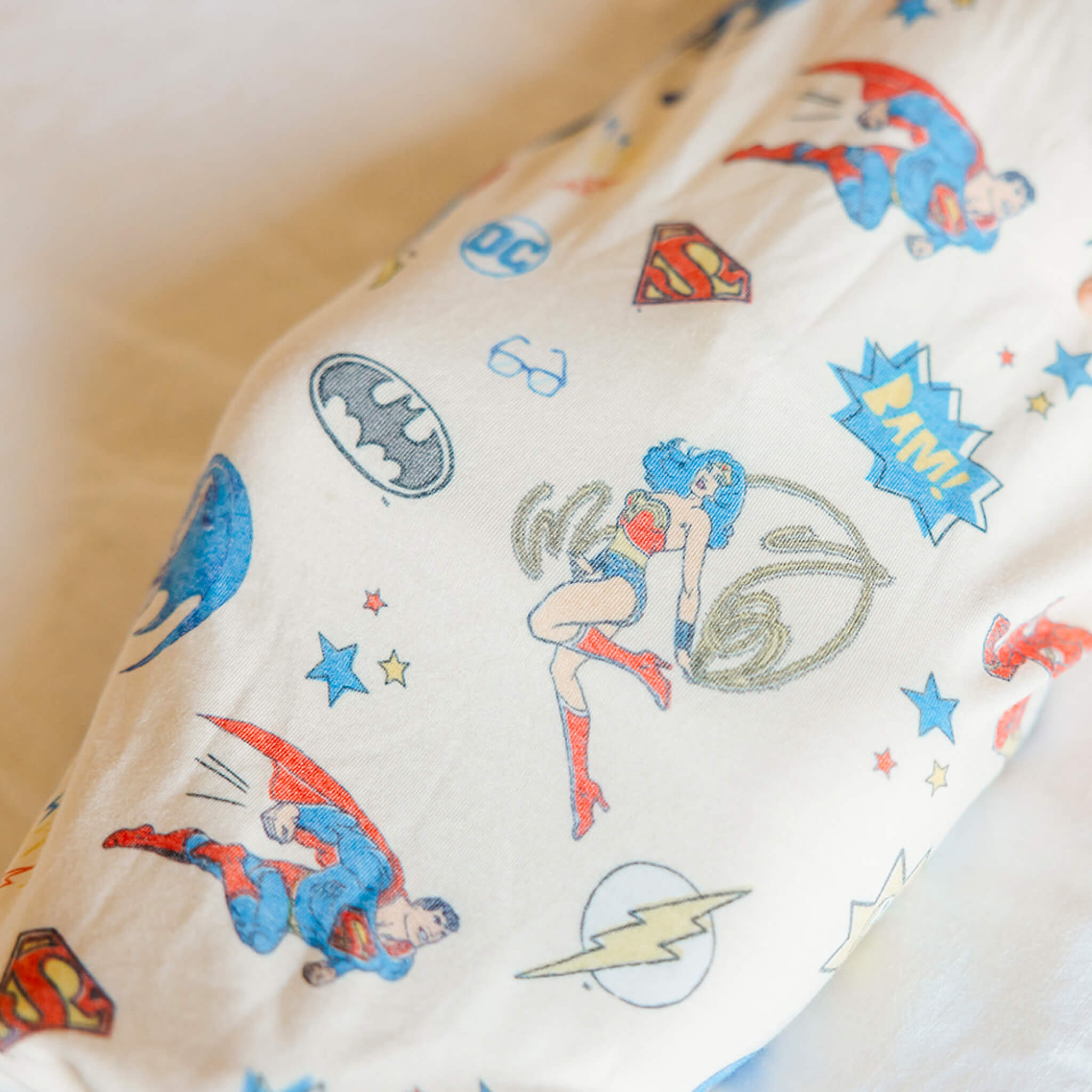 Newborn Knotted Gown - Justice League