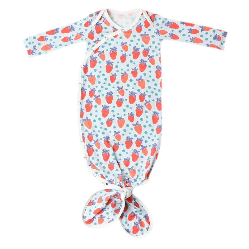 Newborn Knotted Gown - Liberty