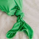 Newborn Knotted Gown - Lime