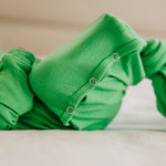 Newborn Knotted Gown - Lime
