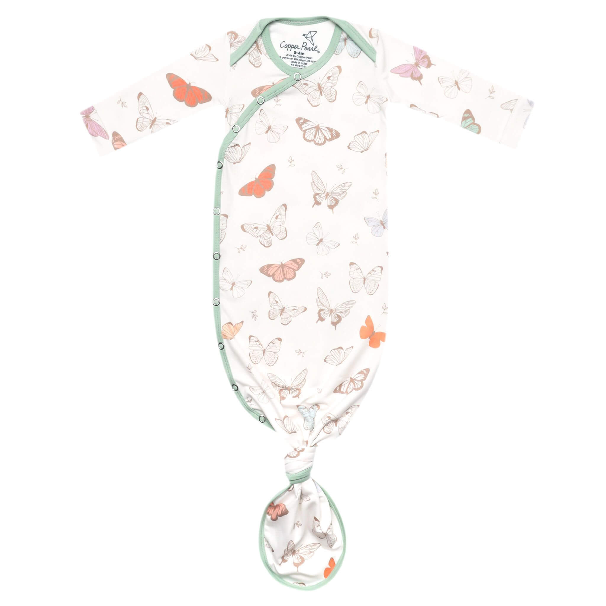 Newborn Knotted Gown - Luna