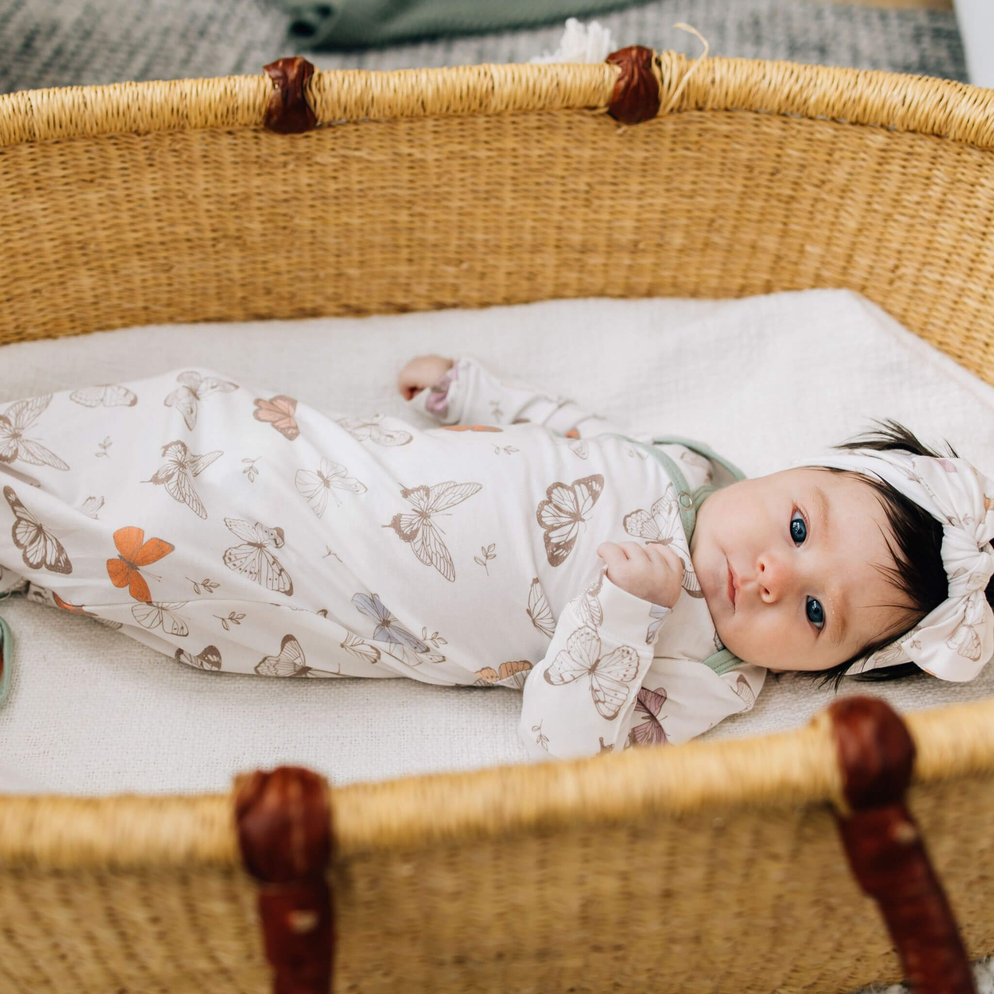 Newborn Knotted Gown - Luna