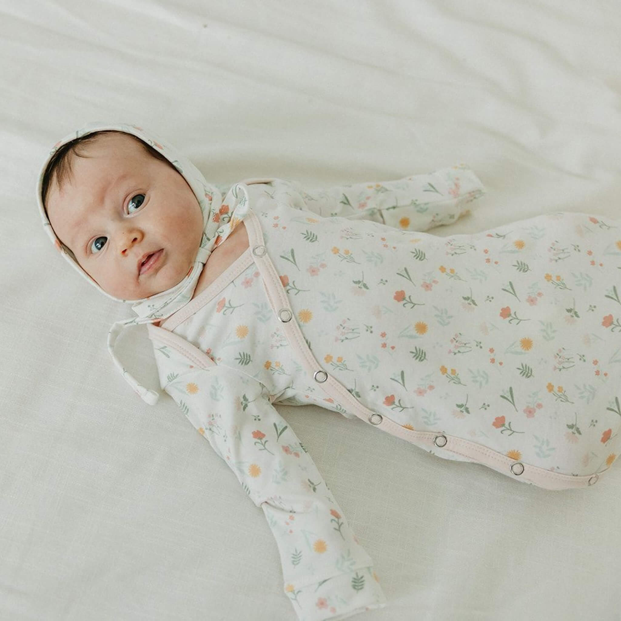 Newborn Knotted Gown - Mabel