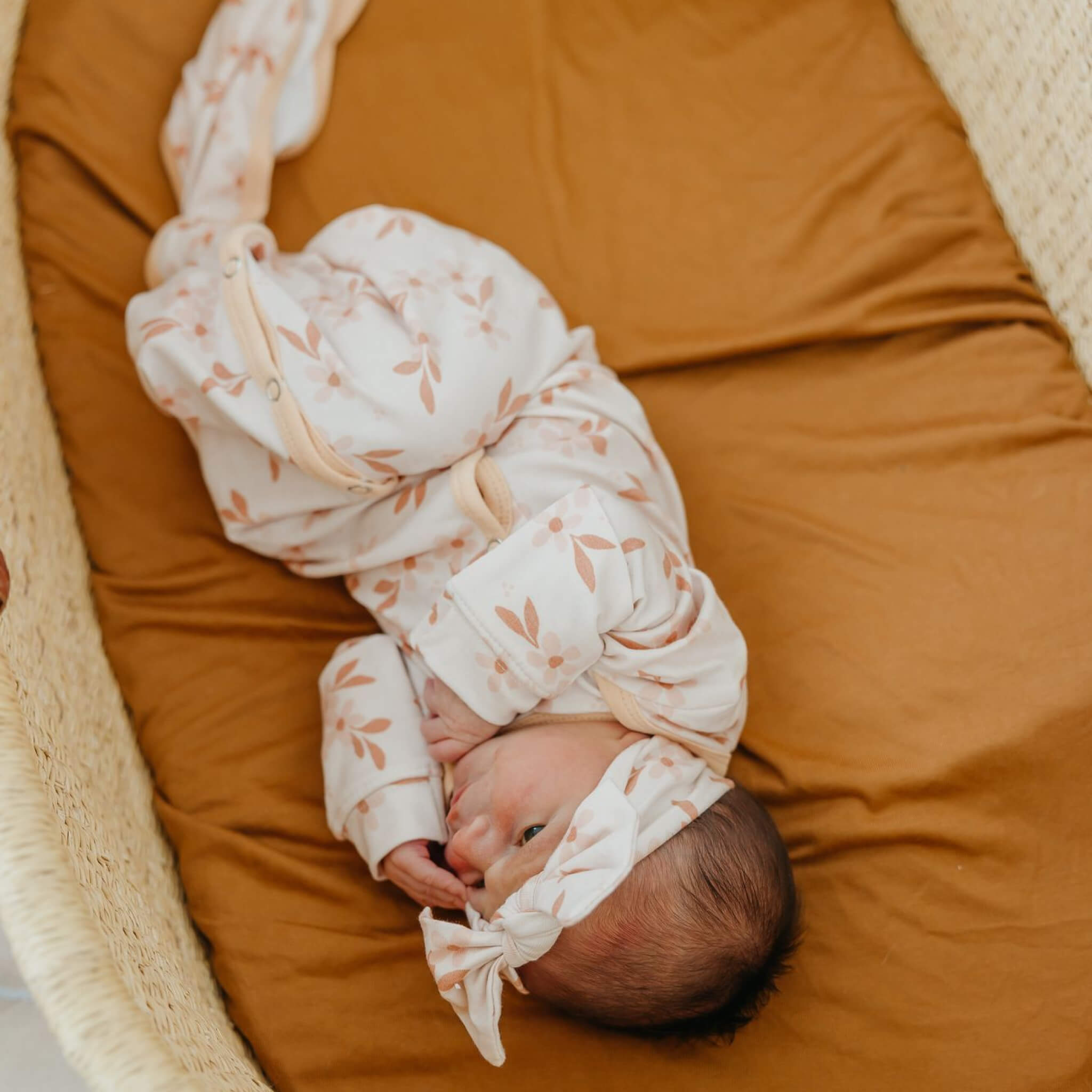 Newborn Knotted Gown - Rue