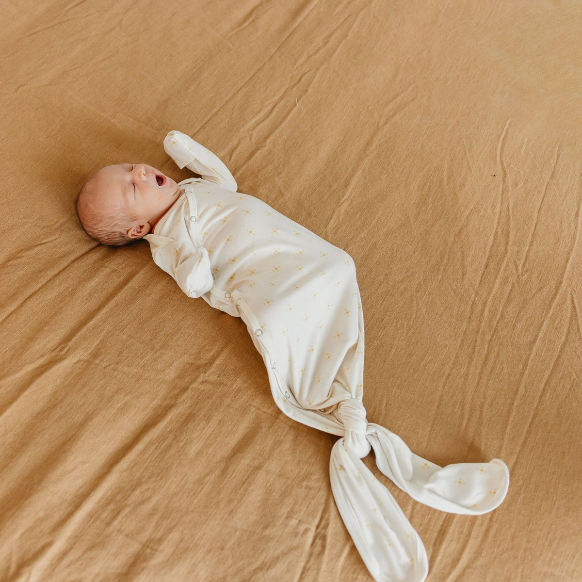 Newborn Knotted Gown - Santa Fe