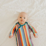 Newborn Knotted Gown - Serape