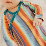 Newborn Knotted Gown - Serape