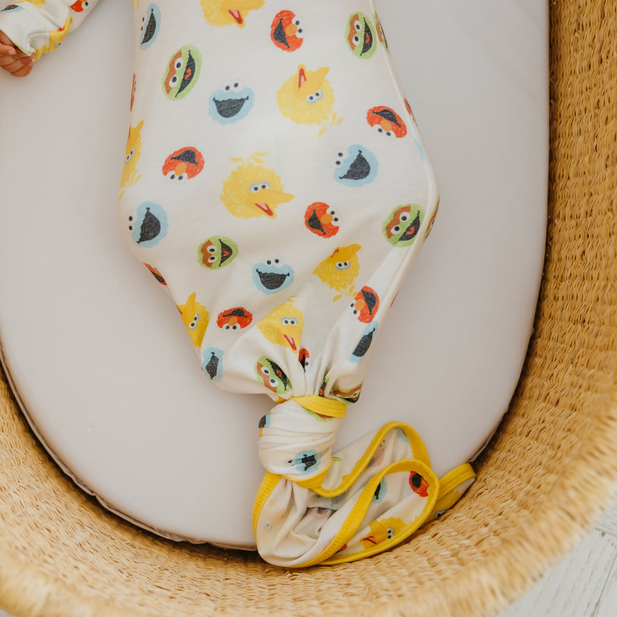 Newborn Knotted Gown - Sesame Scribbles