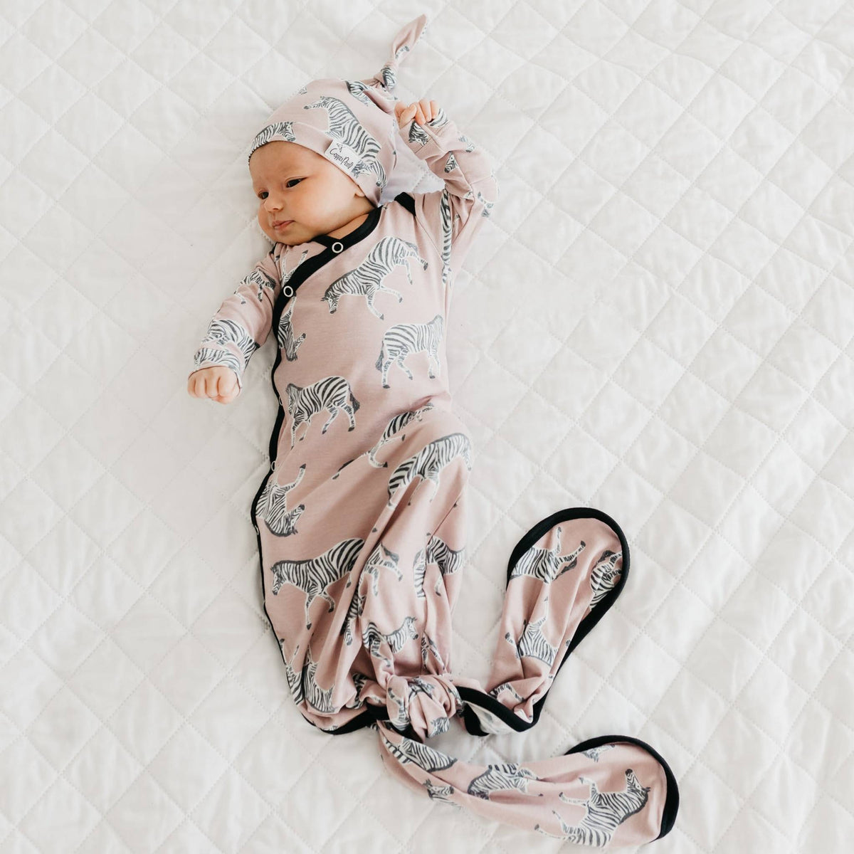 Newborn Knotted Gown - Zella