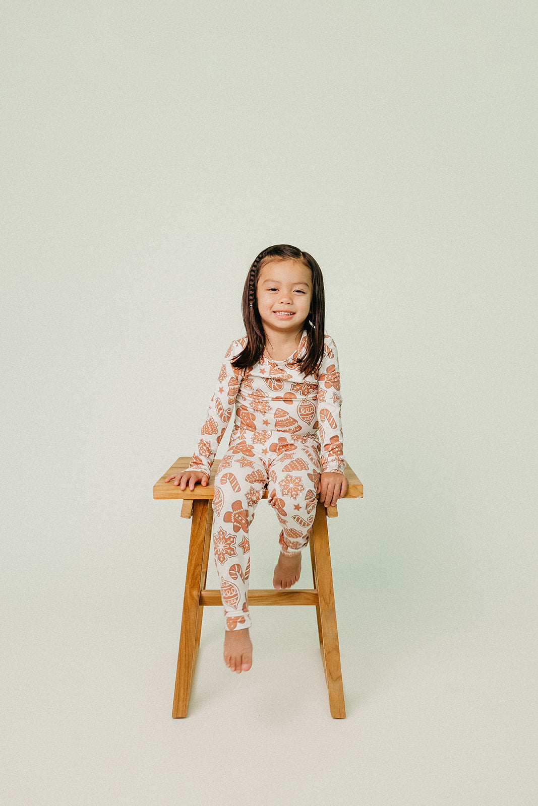 2pc Long Sleeve Pajama Set - Gingerbread