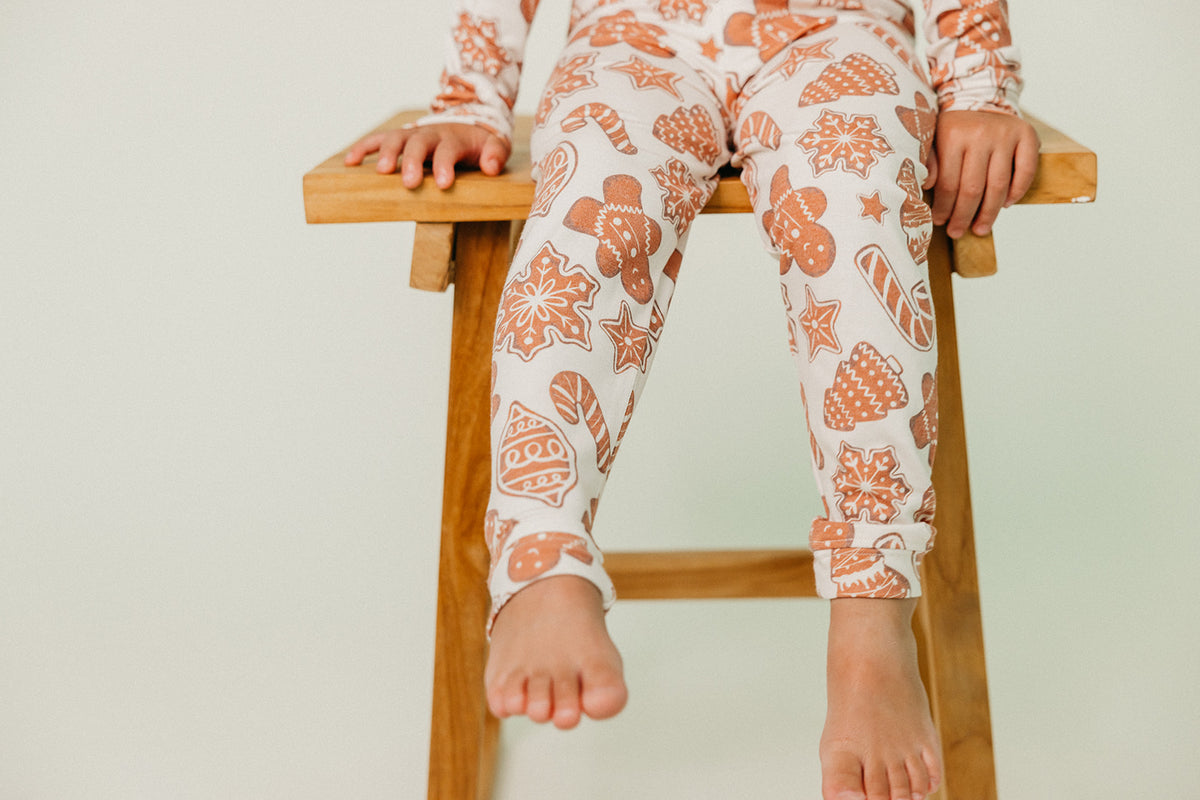 2pc Long Sleeve Pajama Set - Gingerbread