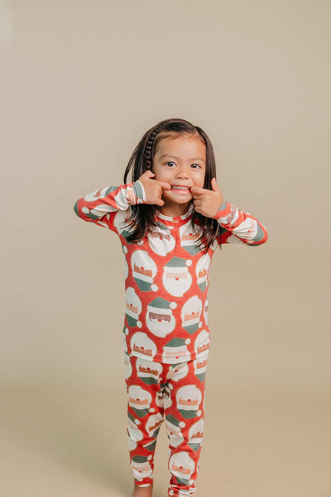 2pc Long Sleeve Pajama Set - Claus