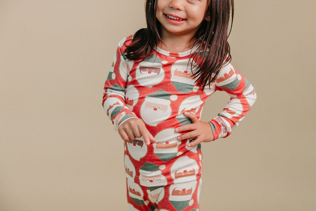 2pc Long Sleeve Pajama Set - Claus