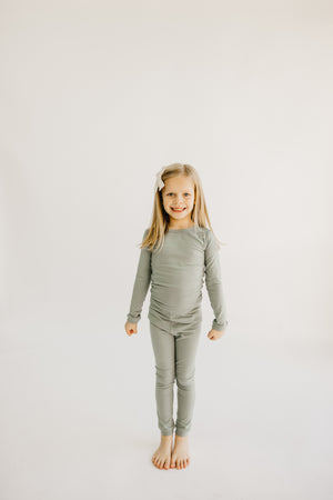 2pc Long Sleeve Pajama Set - Rad 2T | Copper Pearl