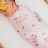Disney Personalized Swaddle Blanket - Minnie Mouse