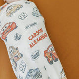 Disney Personalized Swaddle Blanket - Disney Pixar Cars