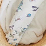 Disney Personalized Swaddle Blanket - Monsters, Inc. Friends