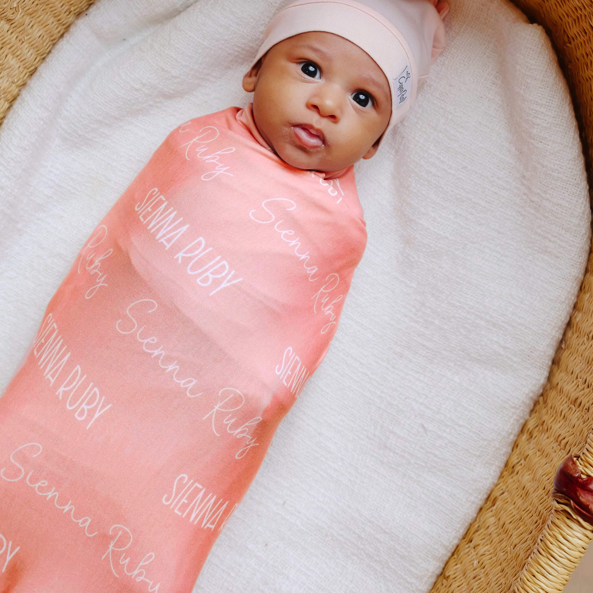 Personalized Baby Blanket Personalized Swaddle Personalized Baby