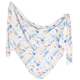 Knit Swaddle Blanket - The Polar Express