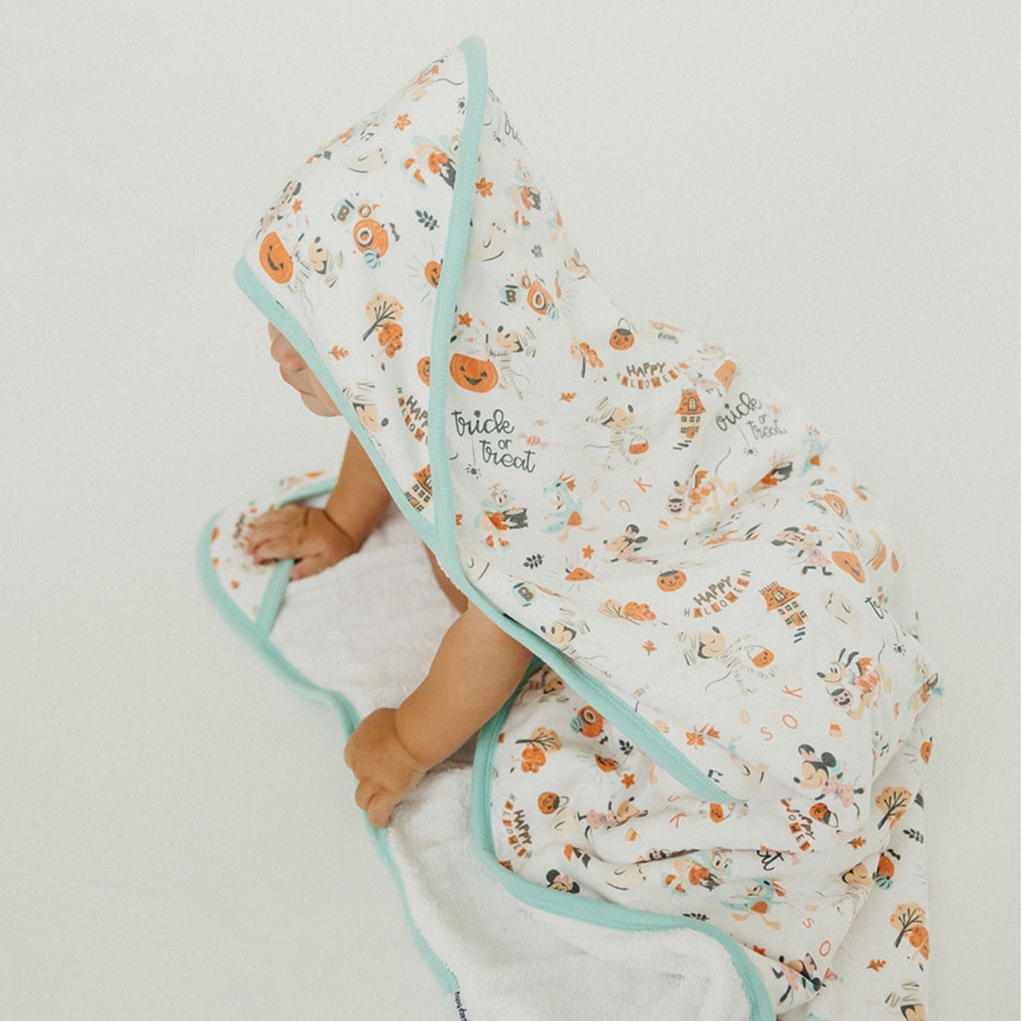 Premium Baby Knit Hooded Towel - Mickey Mouse's Boo Bash