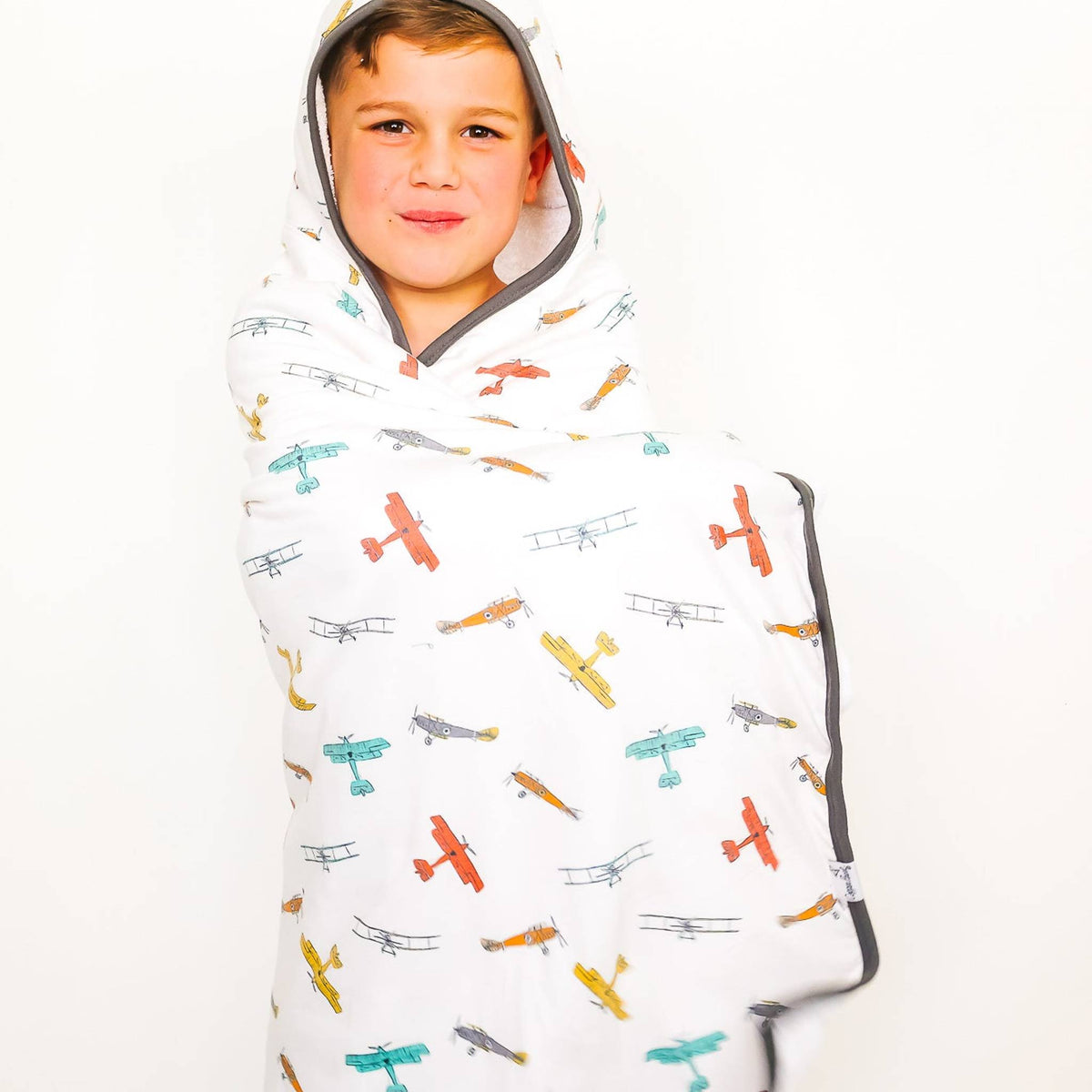 Premium Big Kid Hooded Towel - Ace