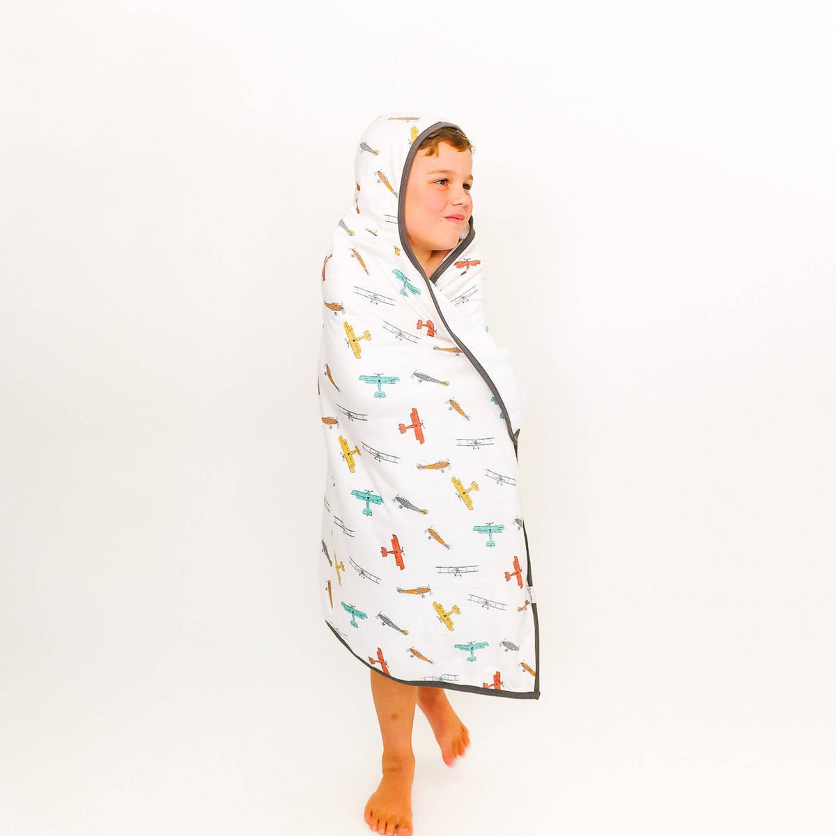 Premium Big Kid Hooded Towel - Ace